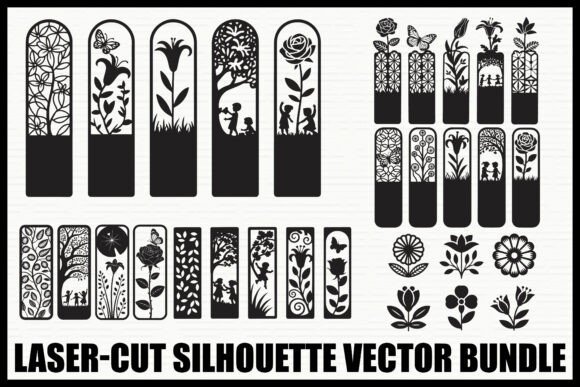 Download Laser Cut Silhouette Vector Bundle - Laser cut Collection