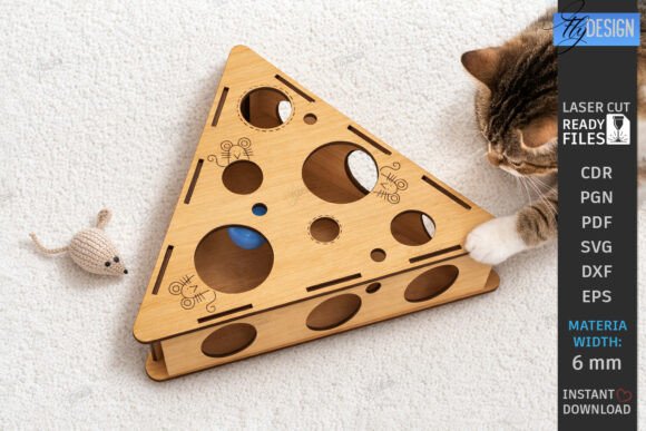 Download Cat Toy Maze Laser Cut | Pet Ball Games - Laser cut Collection
