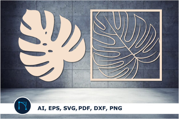 Download Laser Cut Monstera Leaf Home Decor SVG - Laser cut Collection