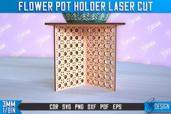 Download Flower Pot Holder Laser Cut | Home Decor - Laser cut Collection