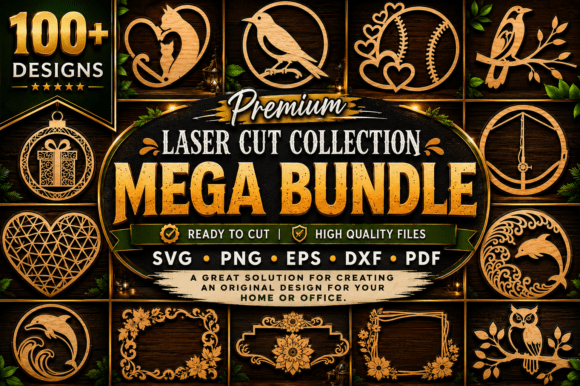 Download The Premium Mega Laser Cut SVG Bundle - Laser cut Collection