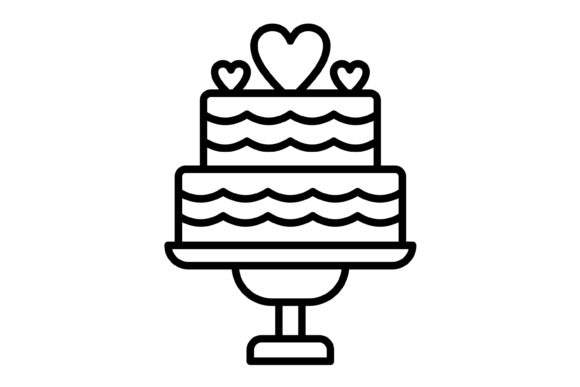 Download Cake Outline Icon - Premium Resources