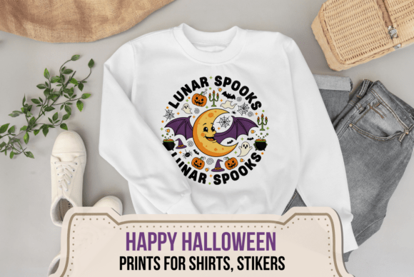Download 12 Halloween Prints for Shirts Stickers - Halloween prints Collection
