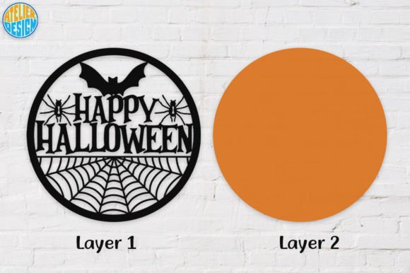 Download Happy Halloween Sign Svg for Laser Cut - Laser cut Collection