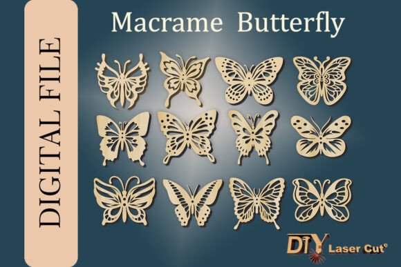 Download Set of 12 Decorative Butterflies Svg - Decorative butterflies Collection