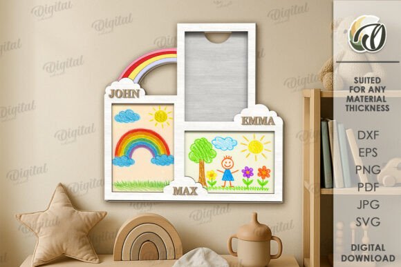 Download Children's Drawing Frame Laser Cut - Laser cut Collection
