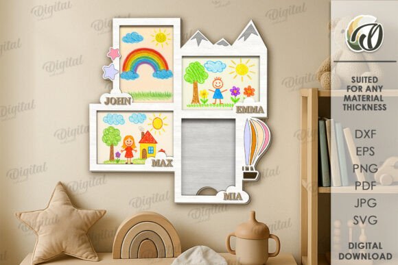 Download Children's Drawing Frame Laser Cut - Laser cut Collection
