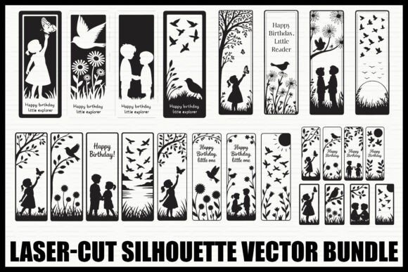 Download Laser Cut Silhouette Vector Bundle - Laser cut Collection