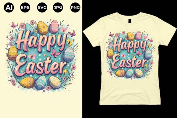 Download Festive Easter T Shirt Design - T shirt design Collection