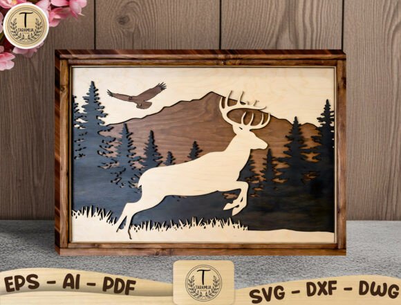 Download Mountain Scene SVG for Laser Cut Svg - Laser cut Collection
