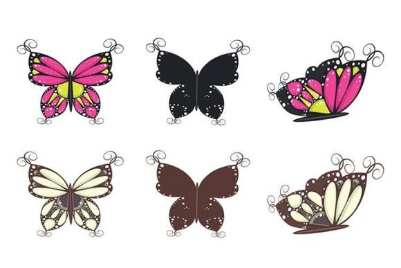 Download Colorful Decorative Butterflies - Decorative butterflies Collection