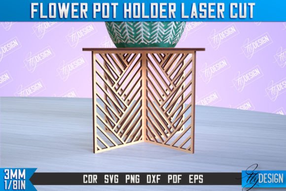 Download Flower Pot Holder Laser Cut | Home Decor - Laser cut Collection