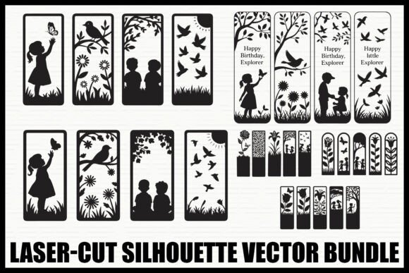 Download Laser Cut Silhouette Vector Bundle - Laser cut Collection