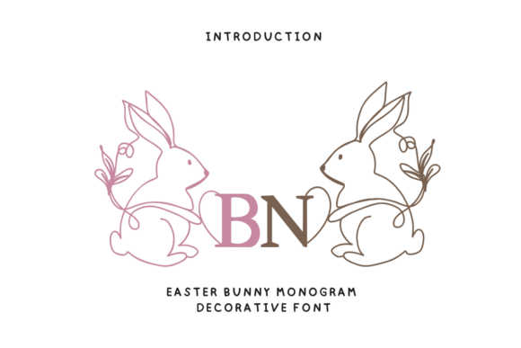 Download Easter Bunny Monogram - Bunny monogram Collection
