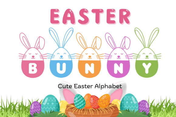 Download Easter Bunny Monogram - Bunny monogram Collection