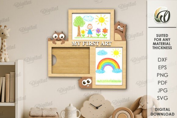 Download Children's Drawing Frame Laser Cut - Laser cut Collection