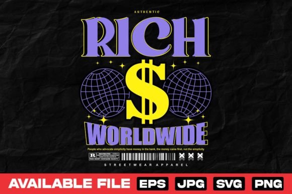 Download Rich Money Urban Apparel T Shirt Design - T shirt design Collection