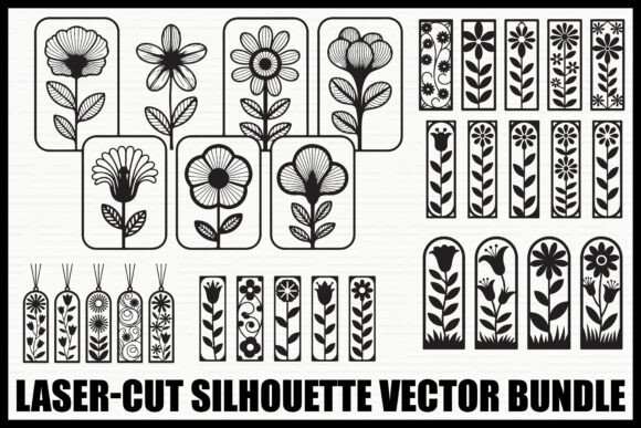 Download Laser Cut Silhouette Vector Bundle - Laser cut Collection